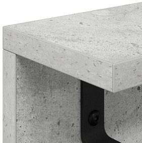 Fali Kabáthorog Beton szürke 40 x 10.5 x 10.5 cm Faanyag