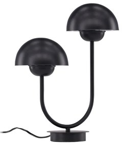 LYCKORNA fekete design asztali lámpa