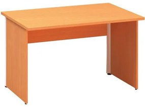 Alfa Office  Alfa 100 irodai asztal, 120 x 80 x 73,5 cm, egyenes kivitel, bükk Bavaria mintázat%