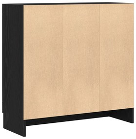 Könyvespolc, Fekete Tölgy, 82,5 x 30,5 x 80 cm, Műanyag