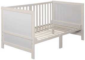 Szürke babaágy állítható magassággal 70x140 cm Easy Sleep – Roba