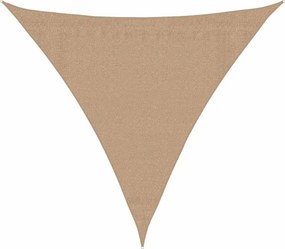 vidaXL tópszínű HDPE napvitorla 160 g/m² 3,6 x 3,6 x 3,6 m