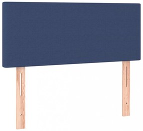 kék szövet LED-es fejtámla 100x5x78/88 cm