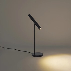 Modern fekete asztali lámpa LED-del és érintődimmerrel - Neva