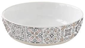 Porcelán mélytányér Casa Decor grey