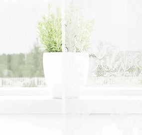 Függönyök függönyökkel Fehér 150 x 80 cm Poliészter