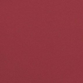 2 db borvörös oxford szövet kerti padpárna 180 x 50 x 7 cm