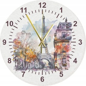 Dekoratív Falióra Csendes tippek Párizs Ősz 45 cm