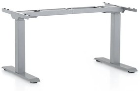 Állítható magasságú íróasztal OfficeTech 4, szürke