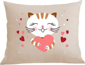 Párna párnahuzat Szeretem a cicákat