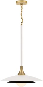 Quintiesse Welsh QN-WELSH-P-WHT Függőlámpa 1x15W/LED 3000K 750lm IP20
