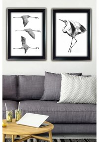 Kép szett 2 db-os 35x45 cm Crane – Wallity