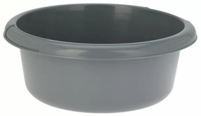 Műanyag lavór, 32 cm átmérő, szürke