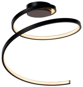 Lucide 46199/25/30 - MAXENCE LED 24W 230V fekete dimmelhető mennyezeti lámpa