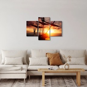 Kép - Ősi kalózhajó (90x60 cm)
