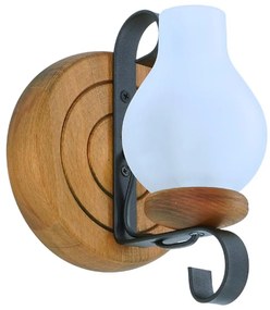 Fali lámpa ROATA 1xE14/40W/230V bükkfa