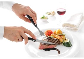 6 db rozsdamentes acél steak villa - Hendi