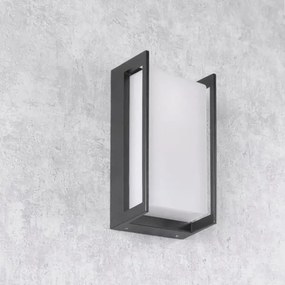 POLUX 320032 KOBE Modern Kültéri Fali Lámpa Fekete E27 IP54