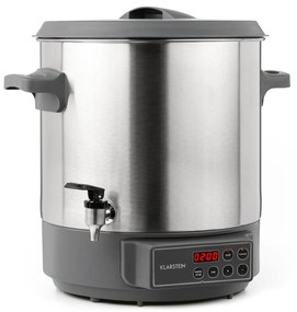 Klarstein Lady Marmalade, befőzőautomata, italtároló, 27l, 100 °C, 12 h, rozsdamentes acél
