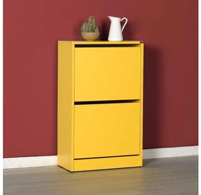 Adore Furniture Cipősszekrény 84x51 cm sárga AD0121