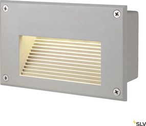SLV 229702 BRICK Kültéri Falba Építhető Lámpa Átlátszó, Szürke LED IP54