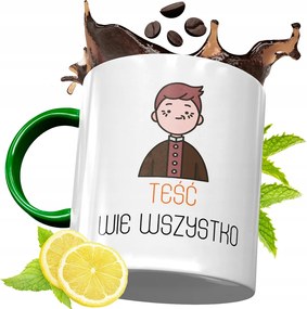 Zöld Bögre Apósnak Születésnapi Ajándéknak, fényképes nyomattal