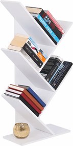 Könyvespolc, fehér, BAKI NEW TYP 3