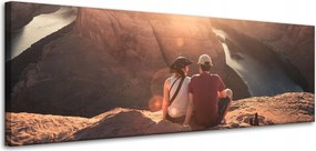 Vászonkép Grand Canyon Pár Nap Folyó 120x40