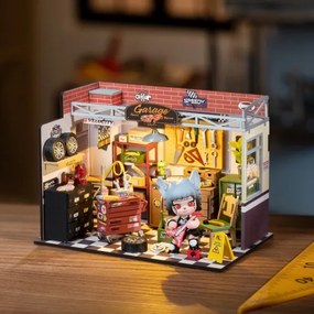 RoboTime - Miniatűr ház Garázs 2xAAA