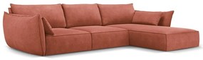 Piros sarokkanapé (jobb oldali) Vanda – Mazzini Sofas