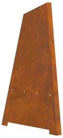 Tűzrakó Barna 50 x 50 x 95 cm időjárásálló acél