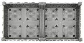 vidaXL polipropilén magaságyás 80 x 40 x 23 cm