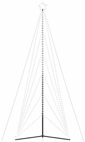 hideg fehér LED karácsonyfa 861 LED 478 cm