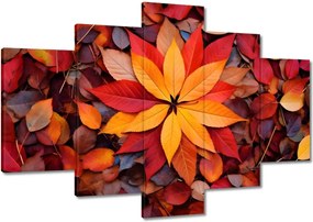 Vászonkép 120x80 Őszi színes levelek