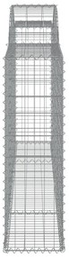 20 db íves horganyzott vas gabion kosár 300 x 30 x 100/120 cm
