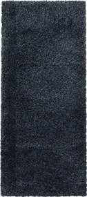 Antracitszürke futószőnyeg 80x250 cm Fluffy – Ayyildiz Carpets