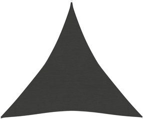 vidaXL antracitszürke HDPE napvitorla 160 g/m² 3 x 3 x 3 m