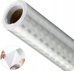 Alufólia Vastag Öntapadós 60*500CM Öntapadós Tapéta Fólia