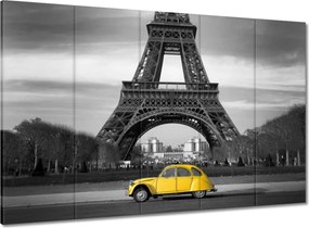 Vászonkép 100x70 Sárga Citroen Párizsban