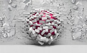 Fotótapéta absztrakt 3D gömbök fotótapéta 416 x 254