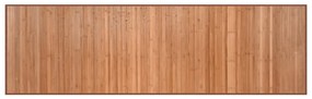 négyszögletű természetes bambusz szőnyeg 60 x 200 cm