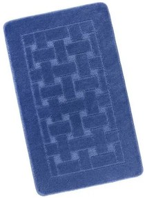 Bellatex Bany Fürdőszoba szőnyeg téglalap kék, 60 x 100 cm