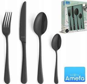 Ebédlő evőeszközök Amefa 1410 Trend 24 db fekete