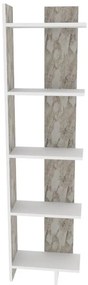 könyvespolc Alis - White