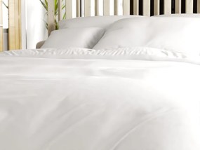 Standard Bújtatós fehér pamut ágyneműhuzat Ágyneműhuzat mérete: 70 x 90 cm | 140 x 200 cm