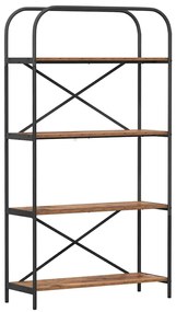 Könyvespolc Régi fa 80 x 30 x 146 cm Faanyag