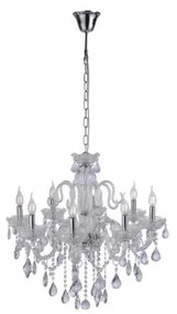 Paul Neuhaus 3081-00 - Kristálycsillár láncon GRACIA 8xE14/40W/230V