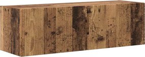 vidaXL TV Fali Szekrény Öreg fa 98 x 31 x 29,5 cm Faanyag