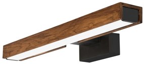 Brilagi-LED Fürdőszobai tükörmegvilágítás WOODY MIRROR LED/8W/230V IP44 tölgy/fekete