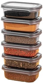 Élelmiszertartó doboz szett 6 db-os Fresco – Hermia